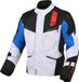 MACNA ZASTRO veste en textile, taille M, en couleurs bleu/gris/rouge/noir