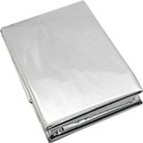 Van Os Nooddeken/reddingsdeken/isolatiedeken - 132 x 202 cm - zilver - warmtedeken