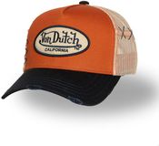 Von Dutch Pet Oranje Unisex Katoen One Size Trucker Cap