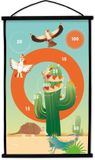 Scratch Active Play: START TO DART Mexico 38x60cm, 2-zijdig bedrukt, avec 6 fléchettes à ventouses, en boîte, 3+