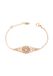 Gaya Rose Gold 14 Karaat Koper Bangle Armband 17 cm Vrouwen