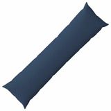 vidaXL - Kussensloop - HEERLEN - Blauw - 40 x 145 cm - Katoensatijn