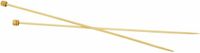 Merkloos Bamboe breinaalden - 2x - maat 4 - 35 cm - breien - breinaaldenset