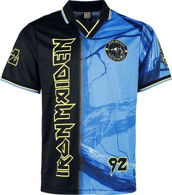 Iron Maiden Fear Of The Dark Rock FC Jersey zwart Polyester - Mannen - M