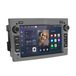 Awesafe Opel Autoradio 7 pouces compatible Carplay pour Opel Astra, Corsa C/D, Vectra C, Zafira B, Signum, avec GPS, navigation, Wi-Fi, radio DAB+, mémoire 2+32 Go, couleur grise
