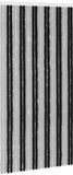vidaXL Rideau anti-insectes chenille gris et noir 100 x 200 cm