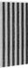 vidaXL Rideau anti-insectes chenille gris et noir 100 x 200 cm
