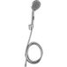 Wirquin Combiné Douchette Cindy Chromé 4 Jets Avec Bouton Stop Jet, Flexible Inox 1,50 m Et Fonction Anticalcaire