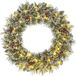 Black Box Trees Vandans Couronne de Noël avec éclairage LED - Ø60 cm - Vert givré