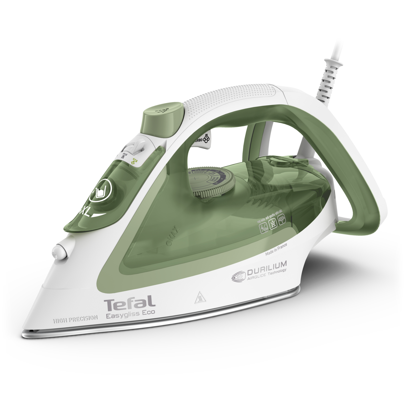 Tefal Easygliss Eco FV5781 Stoomstrijkijzer - Wit/Groen