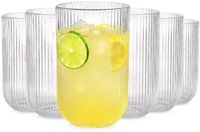 Vilde Longdrinkglas 400ml - Set van 6 - Transparant