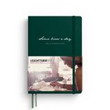 LEUCHTTURM1917 Some lines a day A5 Hardcover Blanco, Forest Green