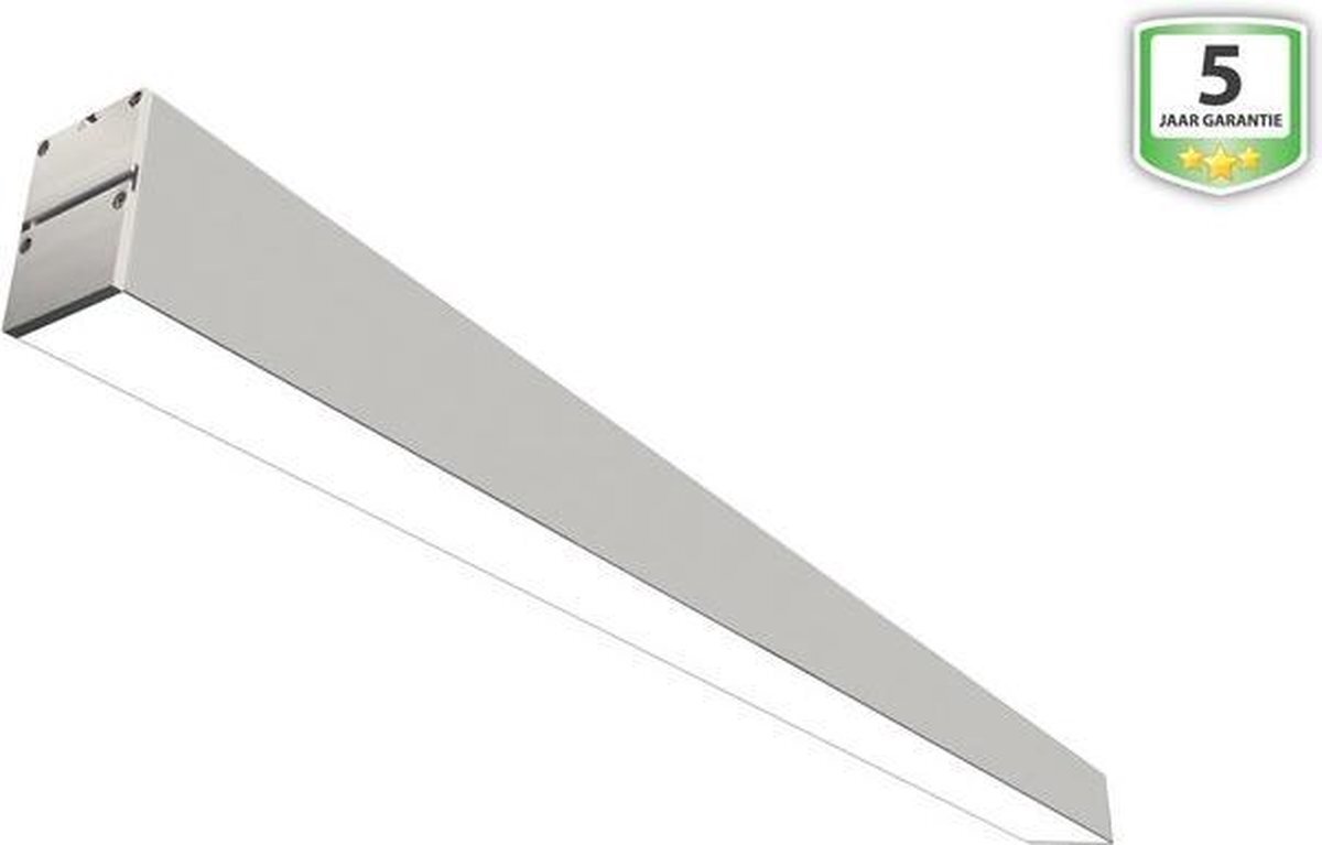 Groenovatie LED Linear Hangarmatuur - Kantoorverlichting - 48W - 150cm - Warm Wit