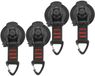 OEM E-Ambar - Heavy duty zuignappen set voor autotent, anker en dekzeil - zwart
