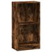 vidaXL Boekenkast 40x24x76 cm bewerkt hout gerookt eikenkleurig
