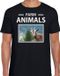 Bellatio Decorations Shoppartners Bv Dieren foto t-shirt Geit - zwart - heren - M