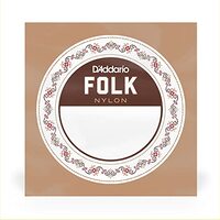 D'Addario BEC040 .040 Folk Single Nylon String met Ball End - Clear Nylon