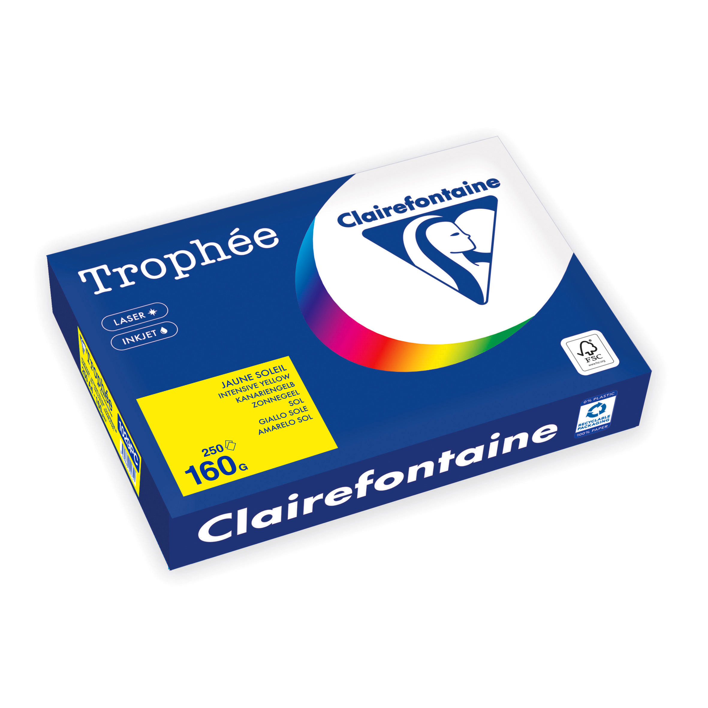 Clairefontaine Clairefontaine Trophée Gekleurd Papier A4 160 g/m²
