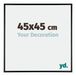 Your Decoration Cadre photo 45x45 cm Aluminium Noir Brillant Kent