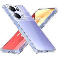 Phonillico® Case voor Xiaomi Redmi Note 13 Pro 4G - Schokbestendige bescherming Zacht TPU Transparant