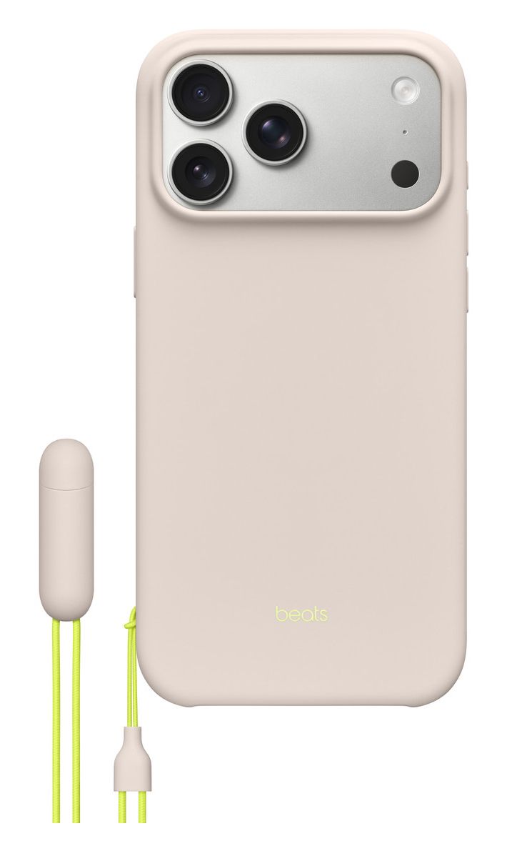 Apple Beats Kickstand-hoesje met MagSafe en Cameraregelaar voor iPhone 17 Pro Max - Limesteen