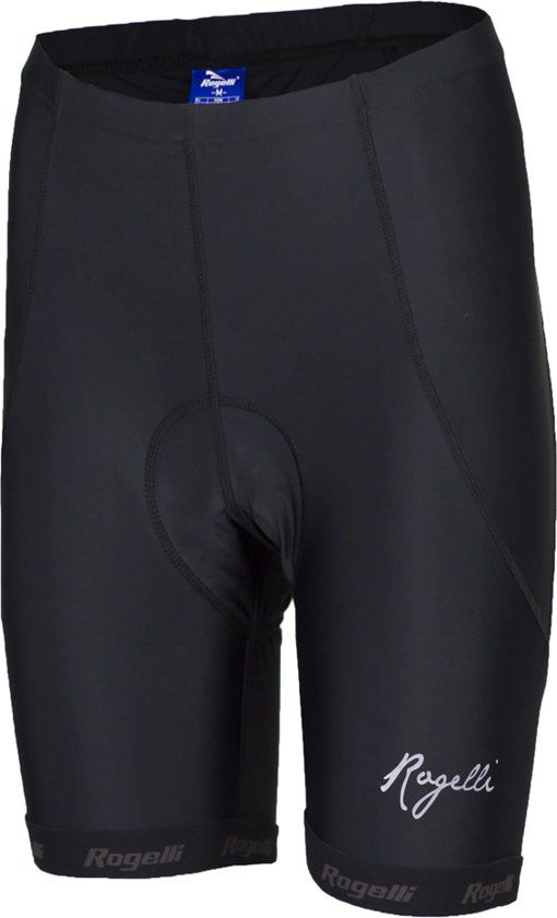 Rogelli Basic de Luxe Short Ladies Fietsbroek - Dames - Maat S - Zwart