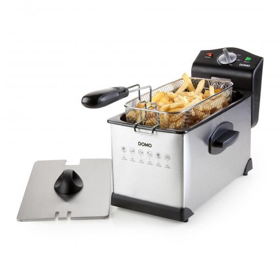 Domo DO514FR - 3L Stainless Steel Deep Fryer