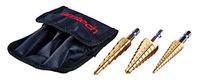 Am-Tech F0785 Stepboorset, snelstaal, 3 stuks
