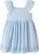 Name it Jurk Regular fit Katoen Korte mouw Vierkante hals Lichtblauw