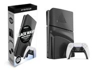 Maxx Tech PS5 Slim Faceplates Black Wave