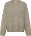 ICHI IHBALING LS Dames Gebreide Trui Sepia Tint Melange S