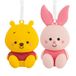 Hallmark Disney Winnie de Poeh en Knorretje Beter Samen Magnetische Kerstversieringen, Set van 2, Onbreekbaar