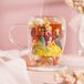 DISNEY PRINCESS – Multi Princess – Verre avec fleurs séchées - 295 ml