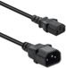 Qoltec Câble d'alimentation UPS IEC C13 C14 3x1.0 mm² 1.5 m Noir