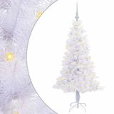 vidaXL Kunstkerstboom met 150 LED Wit 150 cm PVC en Staal