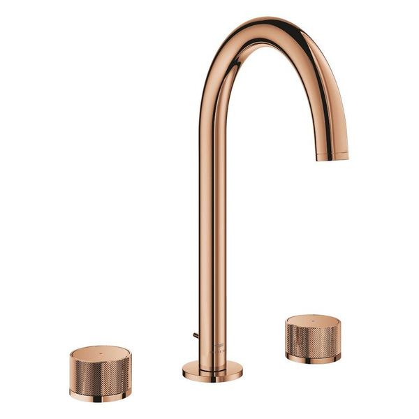 Grohe Grohe Atrio private collection wastafelkraan - L-size - 3gats - opbouw - warm sunset 20595da0