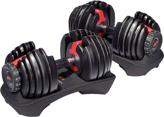 Bowflex SelectTech 552i Dumbbell Set - 2 x 24 kg - Black