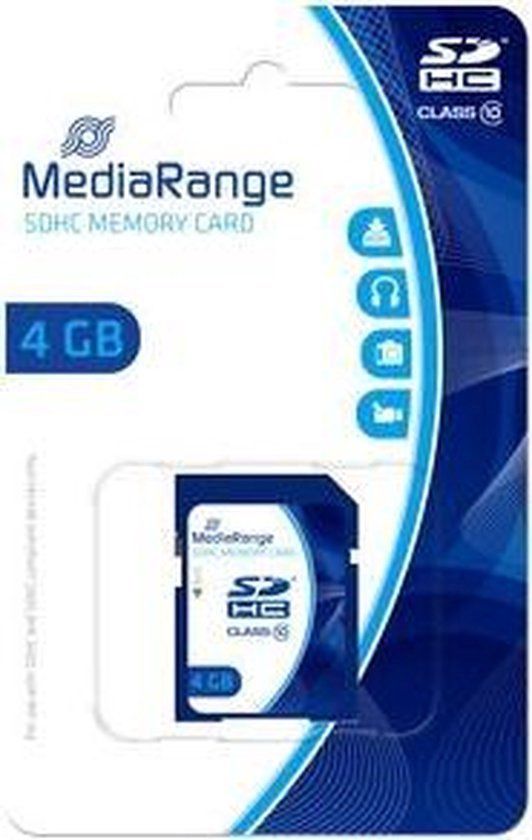 MediaRange SDHC 4 GB Class 10
