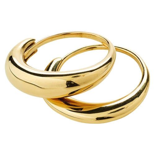 PILGRIM gold plated ring Kaisyn - set van 2
