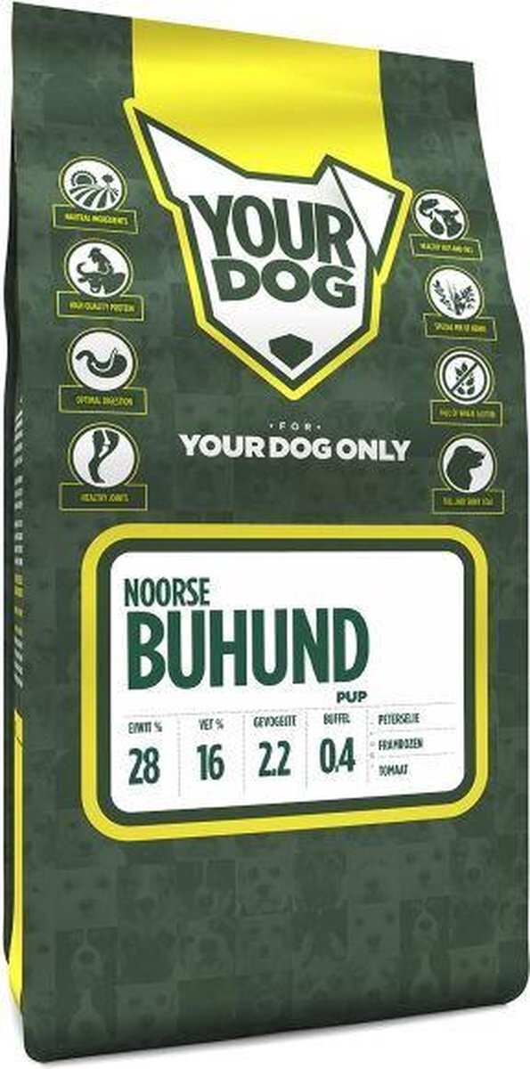 Yourdog Pup 3 kg noorse buhund hondenvoer