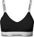 Calvin Klein dames Modern Cotton lightly lined bralette - bralette - zwart