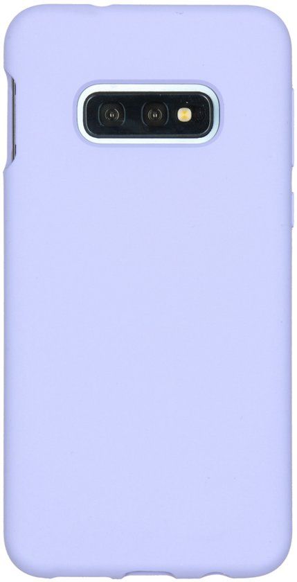 Accezz Liquid Silicone Backcover voor de Samsung Galaxy S10e - Paars
