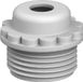 OBO Bettermann Schroefnippel M25 polyethyleen lichtgrijs RAL 7035