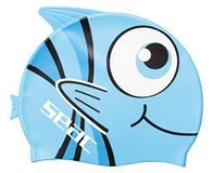 Seac 1520027080024A Zwemmuts, siliconen, hypoallergeen, voor kinderen, unisex, blauw, small