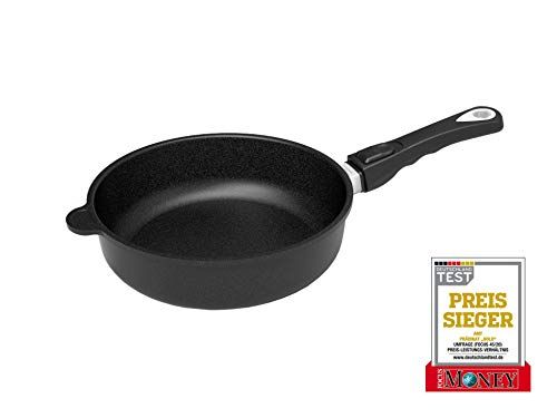 AMT Gastroguss Lotan Pentola In Ghisa 24cm | Altezza 14cm | Antiaderente | Non Induzione | Forno Fino A 240°C
