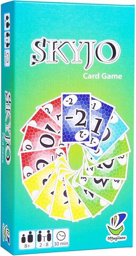 Geronimo Games SKYJO Kaartspel - Gezelschapsspel - 2-8 spelers - vanaf 8 jaar - Geronimo Games