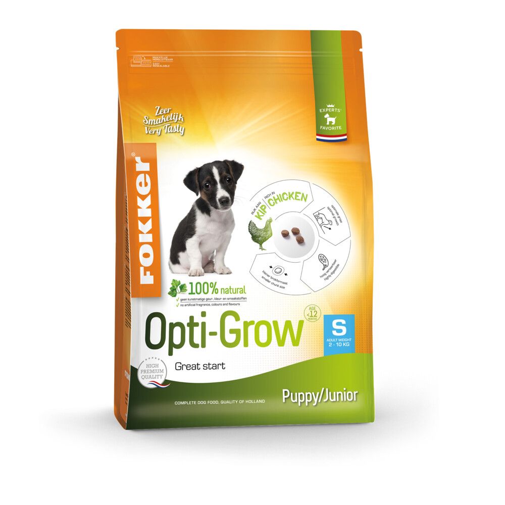 Fokker Opti-Grow S - Hondenvoer - 2.5 kg