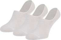 Teckel - Unisex Footies Antislip - 3-Pack - Maat 36/42 - Wit