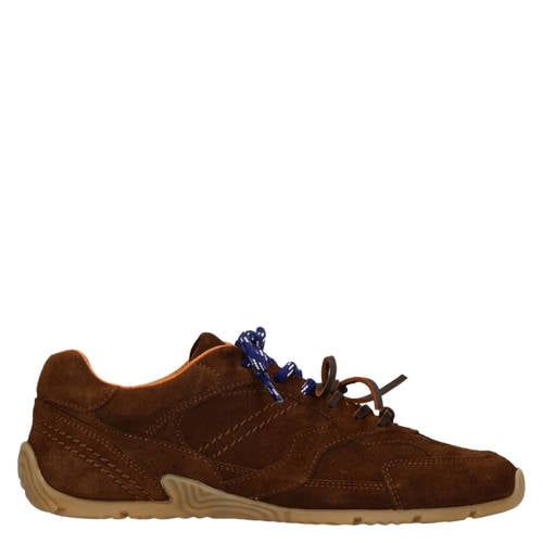 Sacha suède sneakers donkerbruin
