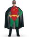 Rubie's Officieel DC Comics Robin klassiek herenkostuum, superheldenkostuum voor volwassenen, rood/groen
